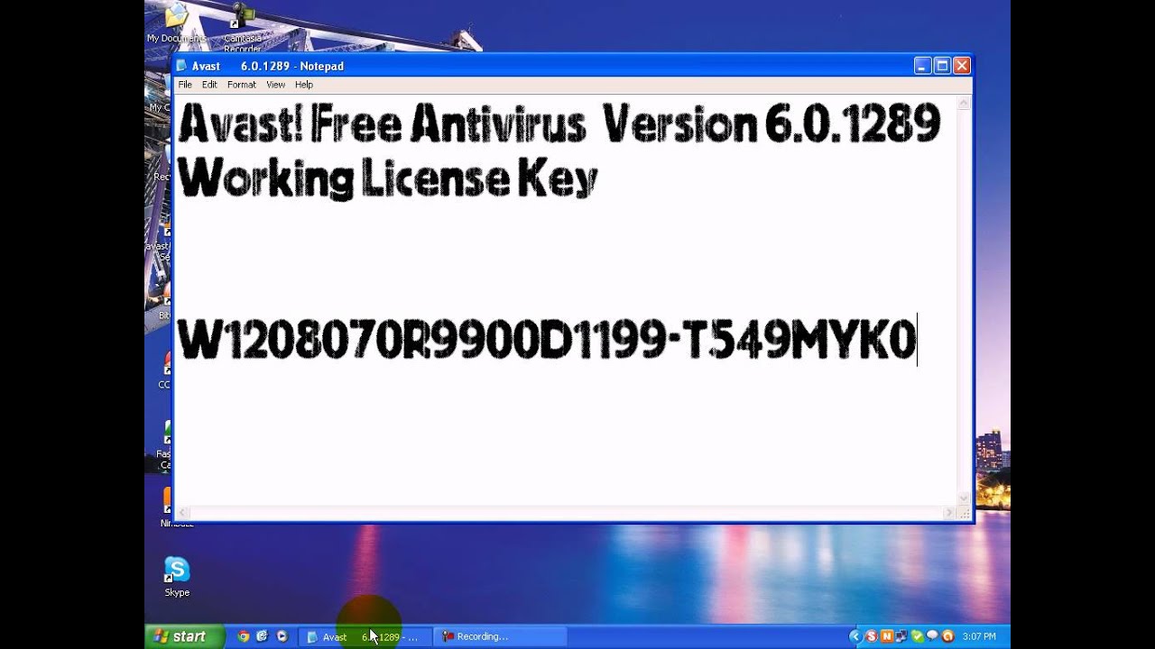 avast antivirus 8 license key 2038 problem